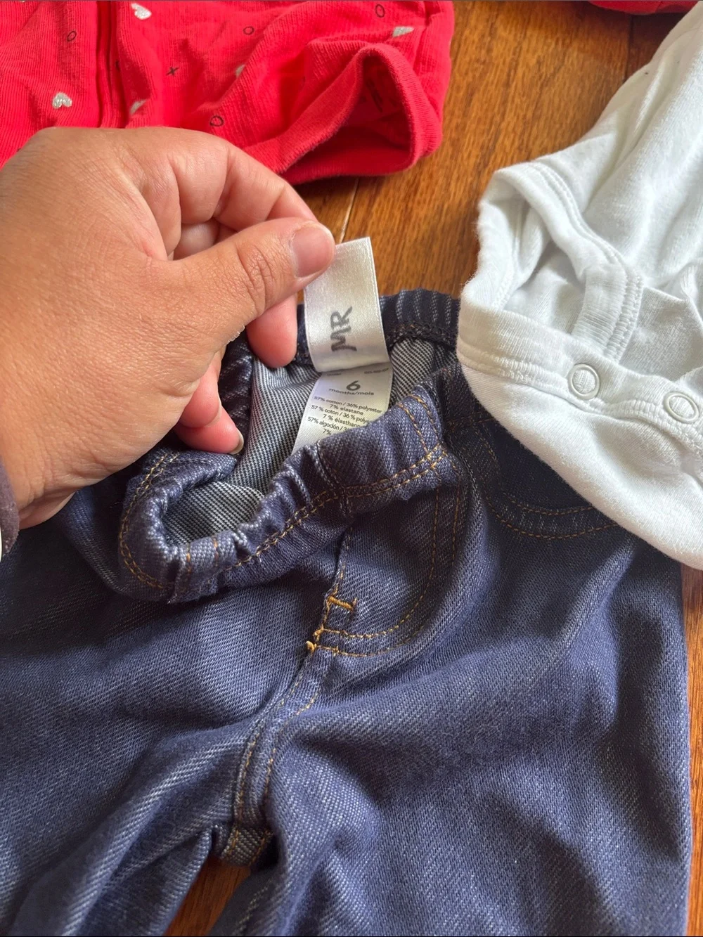 Toddler Red Heart Jacket & Navy Leggings Matching Set -
